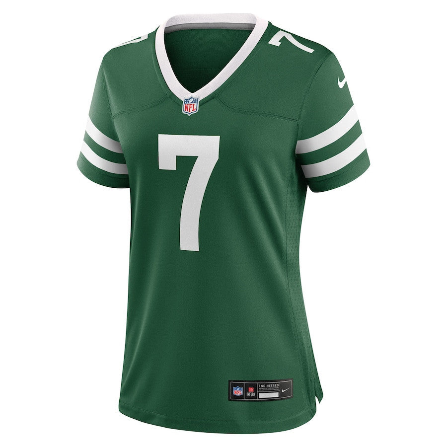 Justin Fields 7 New York Jets Game Player Women Jersey - Legacy Green