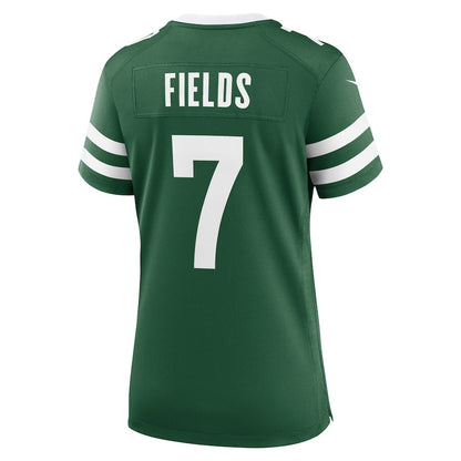 Justin Fields 7 New York Jets Game Player Women Jersey - Legacy Green