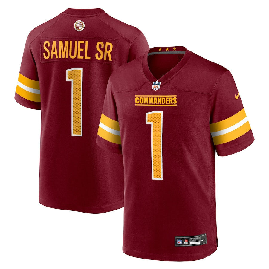 Deebo Samuel Sr 1 Washington Commanders Game Player Men Jersey - Burgundy