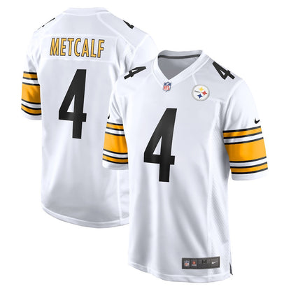 DK Metcalf 4 Pittsburgh Steelers Game Player Men Jersey - White