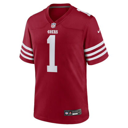 Ricky Pearsall 1 San Francisco 49ers Team Game Men Jersey - Scarlet