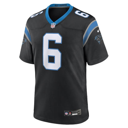 Sam Martin 6 Carolina Panthers Team Game Men Jersey - Black
