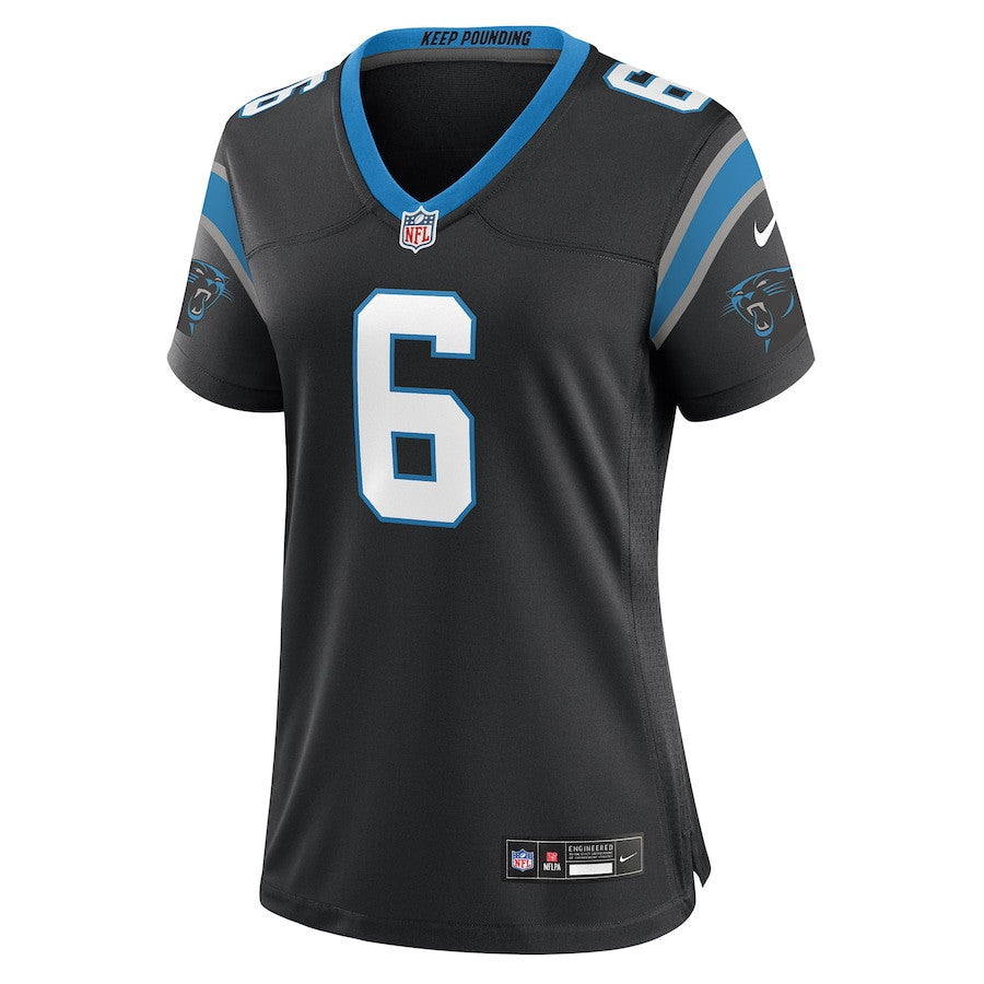 Sam Martin 6 Carolina Panthers Women's Team Game Jersey - Black