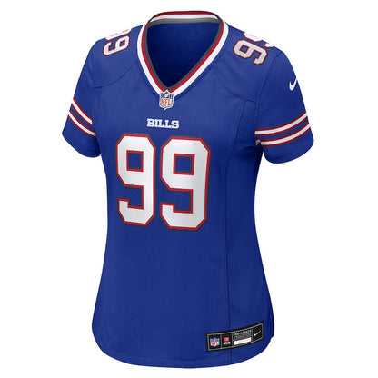 Larry Ogunjobi 99 Buffalo Bills Women's Team Game Jersey - Royal