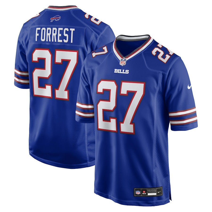 Darrick Forrest 27 Buffalo Bills Team Game Men Jersey - Royal