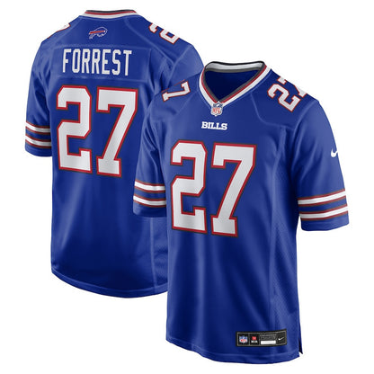 Darrick Forrest 27 Buffalo Bills Team Game Men Jersey - Royal
