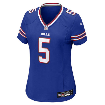 Josh Palmer 5 Buffalo Bills Women's Team Game Jersey - Royal