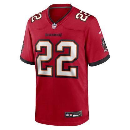 Kindle Vildor 22 Tampa Bay Buccaneers Team Game Men Jersey - Red