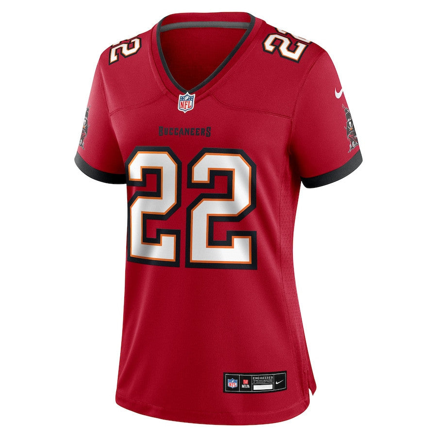 Kindle Vildor 22 Tampa Bay Buccaneers Women's Team Game Jersey - Red