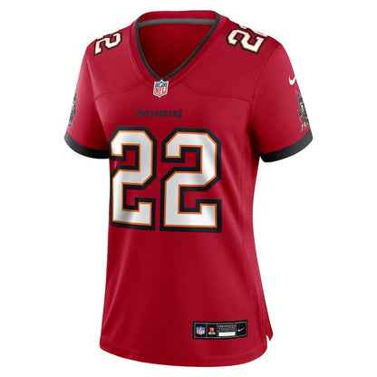 Kindle Vildor 22 Tampa Bay Buccaneers Women's Team Game Jersey - Red