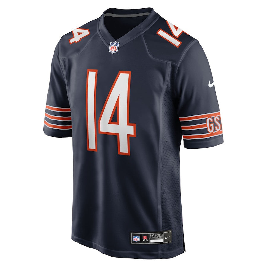 Olamide Zaccheaus 14 Chicago Bears Team Game Men Jersey - Navy