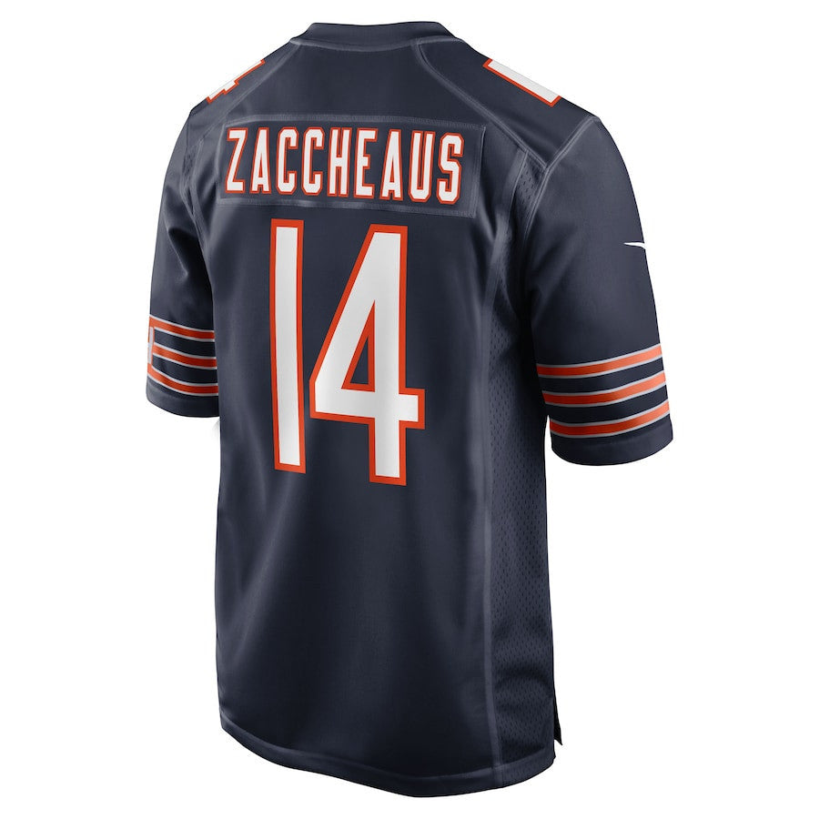 Olamide Zaccheaus 14 Chicago Bears Team Game Men Jersey - Navy