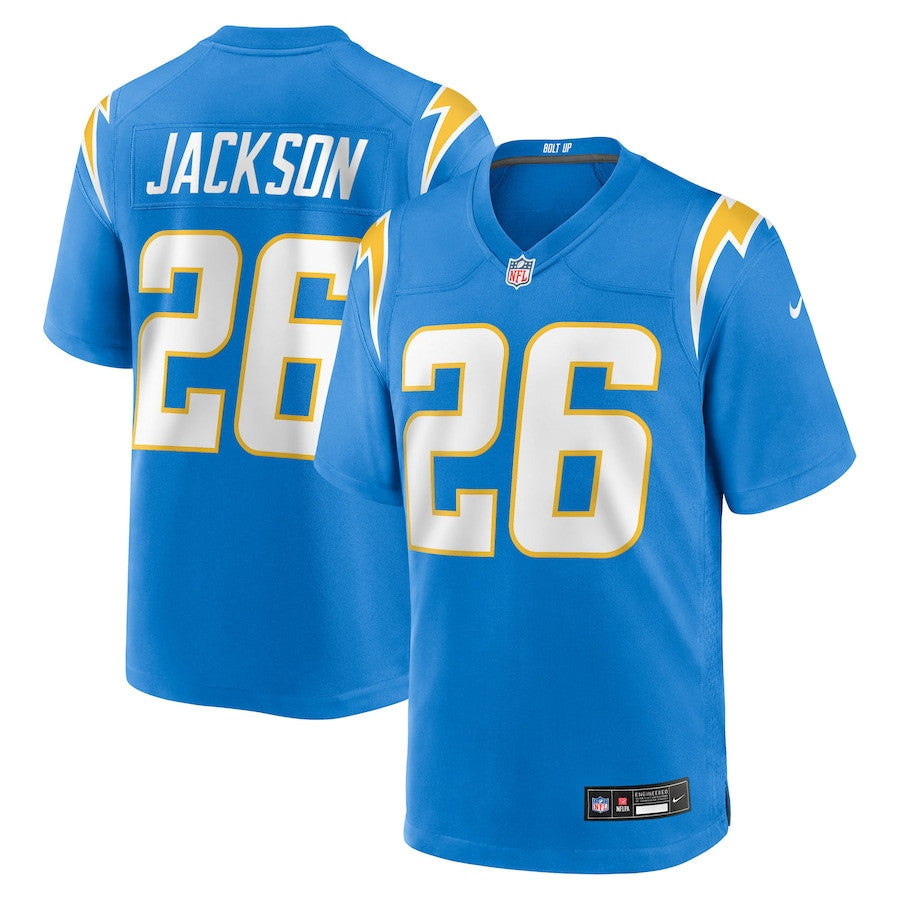 Donte Jackson 26 Los Angeles Chargers Team Game Men Jersey - Powder Blue