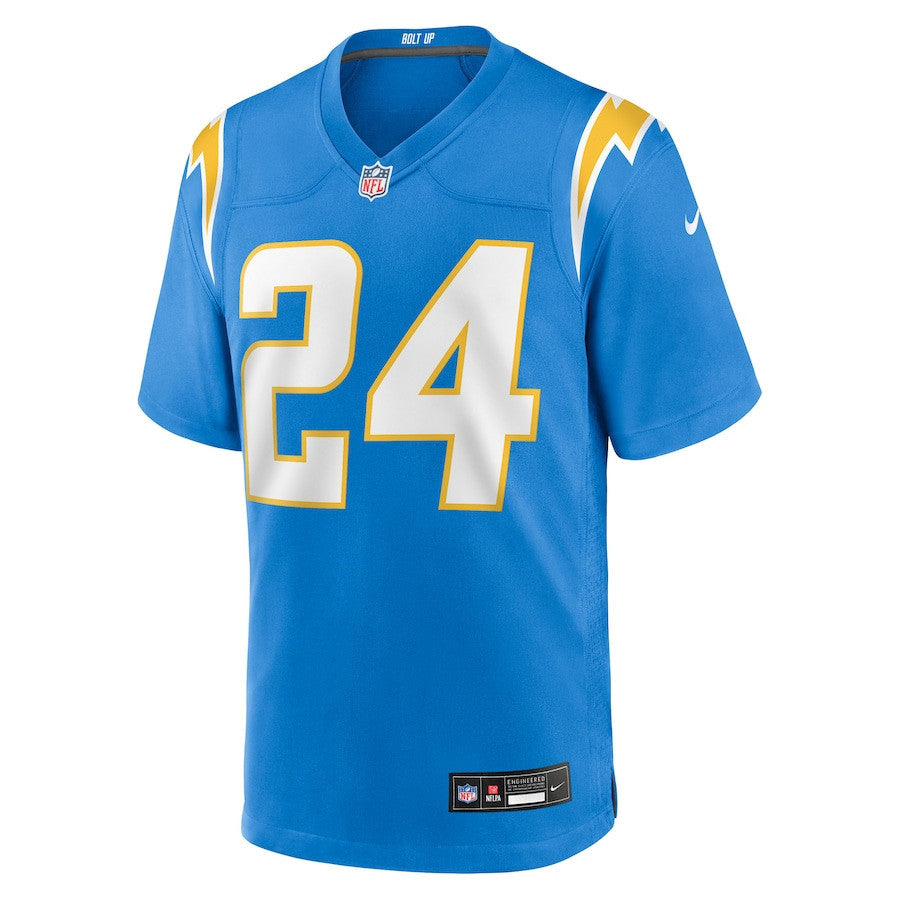 Benjamin St-Juste 24 Los Angeles Chargers Team Game Men Jersey - Powder Blue
