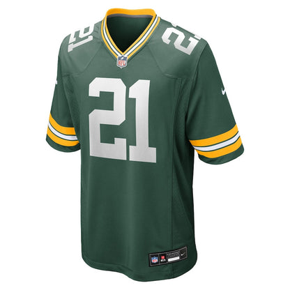 Nate Hobbs 21 Green Bay Packers Team Game Men Jersey - Green