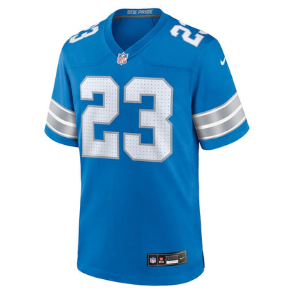 Rock Ya-Sin 23 Detroit Lions Team Game Men Jersey - Blue