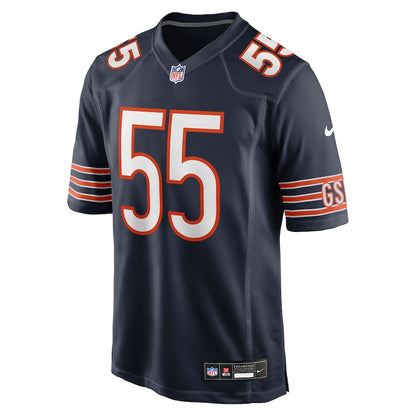 Dayo Odeyingbo 55 Chicago Bears Team Game Men Jersey - Navy