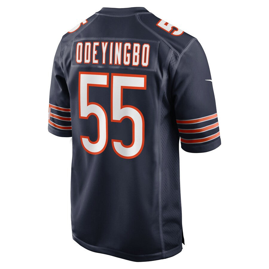 Dayo Odeyingbo 55 Chicago Bears Team Game Men Jersey - Navy