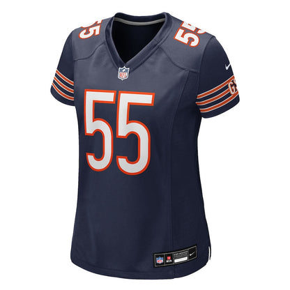 Dayo Odeyingbo 55 Chicago Bears Women's Team Game Jersey - Navy