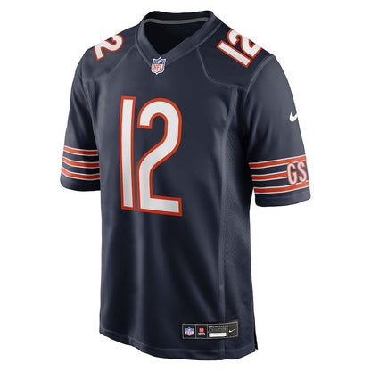 Devin Duvernay 12 Chicago Bears Team Game Men Jersey - Navy