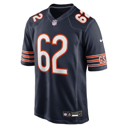 Joe Thuney 62 Chicago Bears Team Game Men Jersey - Navy