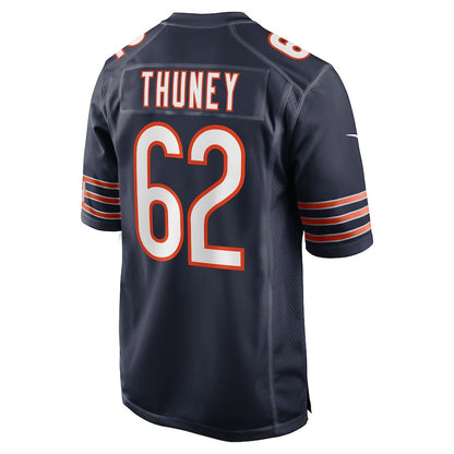 Joe Thuney 62 Chicago Bears Team Game Men Jersey - Navy