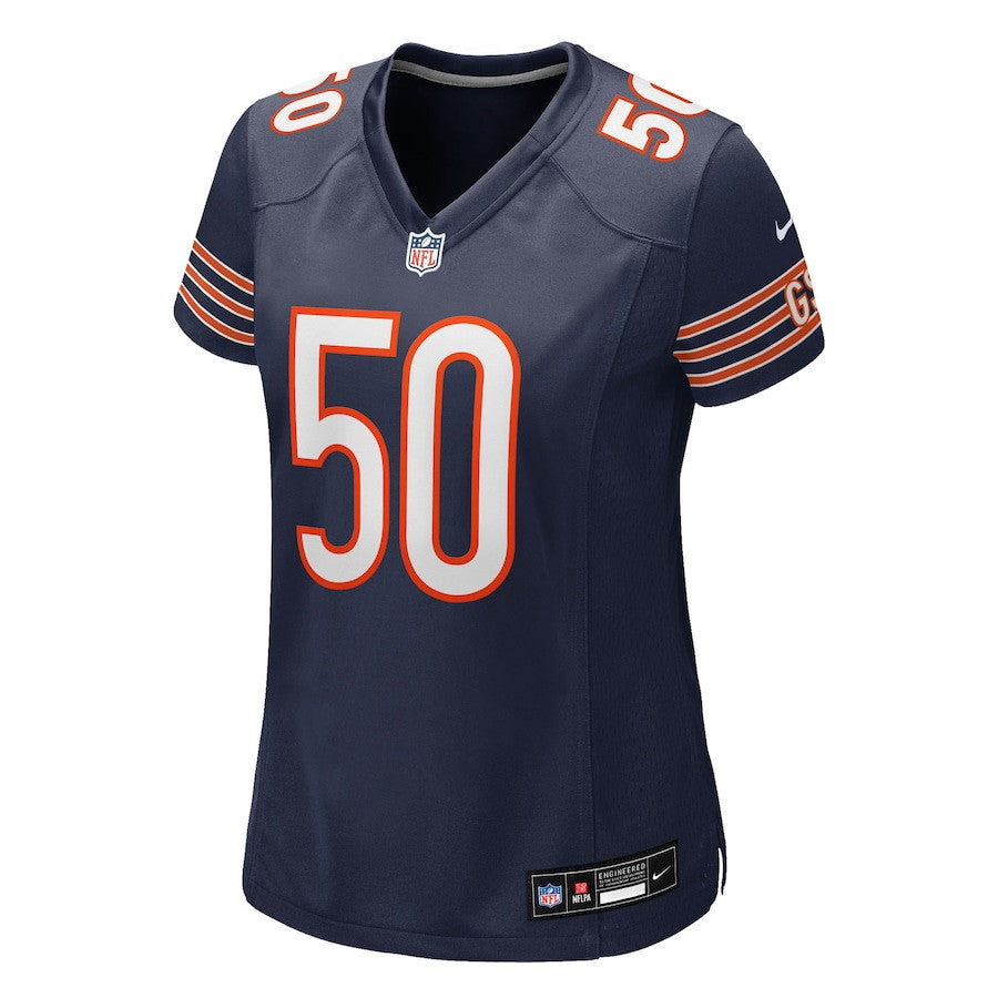 Grady Jarrett 50 Chicago Bears Women's Team Game Jersey - Navy