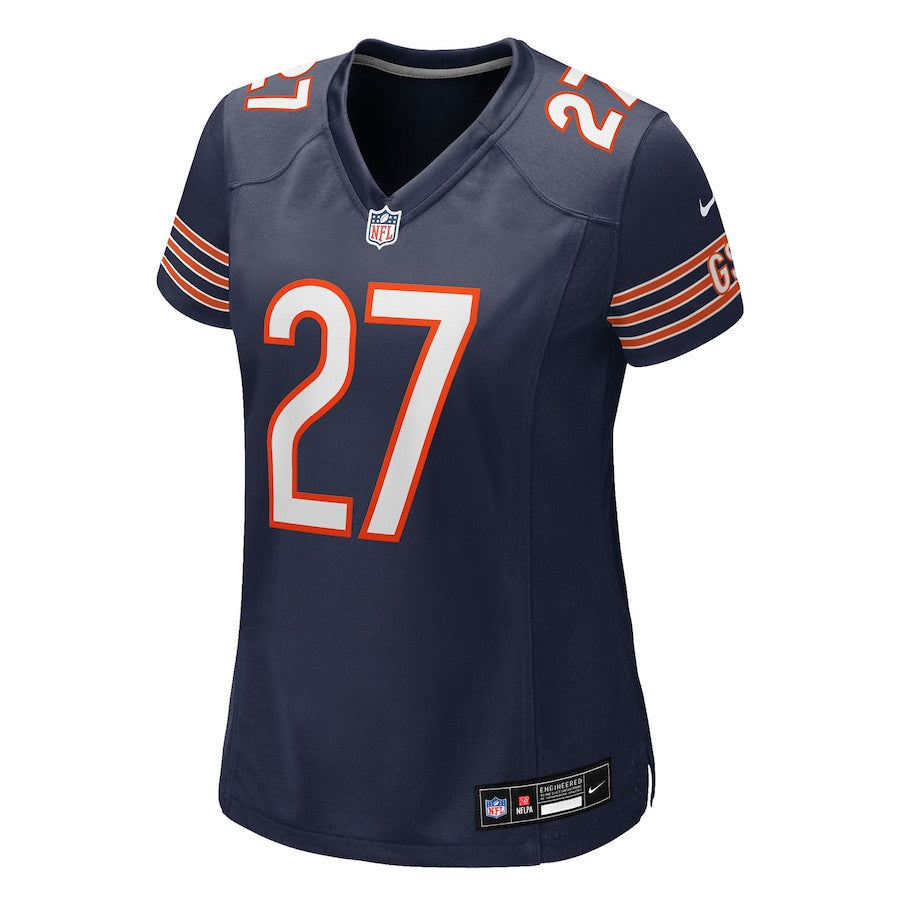 Swayze Bozeman 27 Chicago Bears Women's Team Game Jersey - Navy