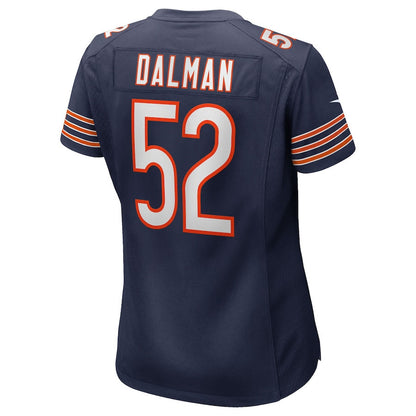 Drew Dalman 52 Chicago Bears Women's Team Game Jersey - Navy