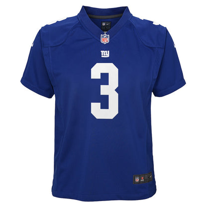 Russell Wilson 3 New York Giants Nike YOUTH Game Jersey - Royal