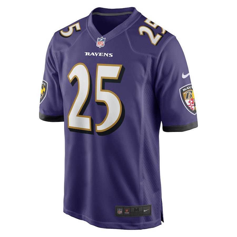 Tre'Davious White 25 Baltimore Ravens Team Game Men Jersey - Purple
