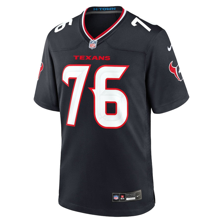 Austin Deculus 76 Houston Texans Team Game Men Jersey - Navy