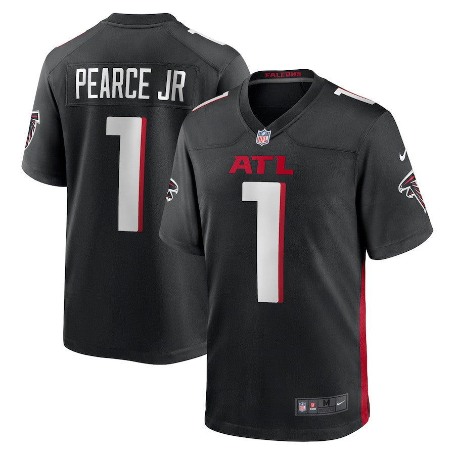 James Pearce Jr. 1 Atlanta Falcons 2025 Draft First Round Pick Game Player Men Jersey - Black