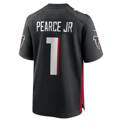 James Pearce Jr. 1 Atlanta Falcons 2025 Draft First Round Pick Game Player Men Jersey - Black