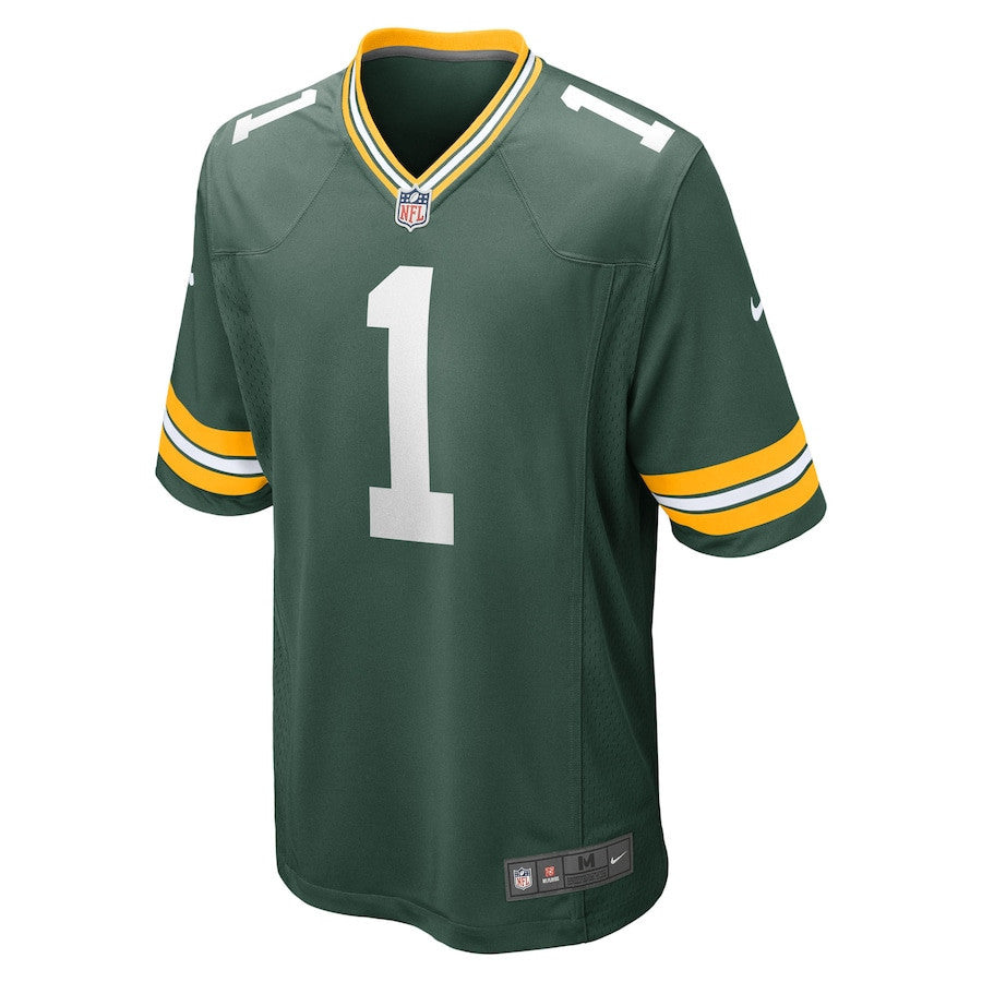 Matthew Golden 1 Green Bay Packers 2025 Draft First Round Pick Game Men Jersey - Green