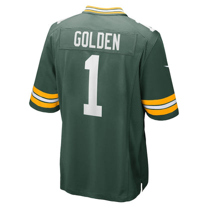 Matthew Golden 1 Green Bay Packers 2025 Draft First Round Pick Game Men Jersey - Green