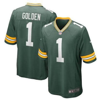 Matthew Golden 1 Green Bay Packers 2025 Draft First Round Pick Game Men Jersey - Green
