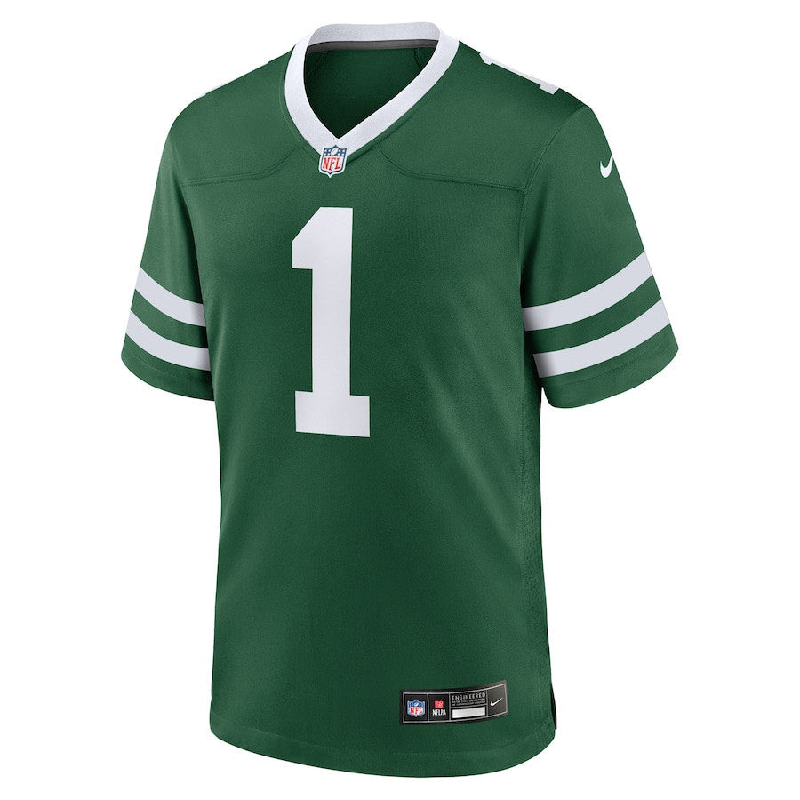Armand Membou 1 New York Jets 2025 Draft First Round Pick Game Jersey - Legacy Green