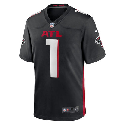 Jalon Walker 1 Atlanta Falcons 2025 Draft First Round Pick Game Men Jersey - Black