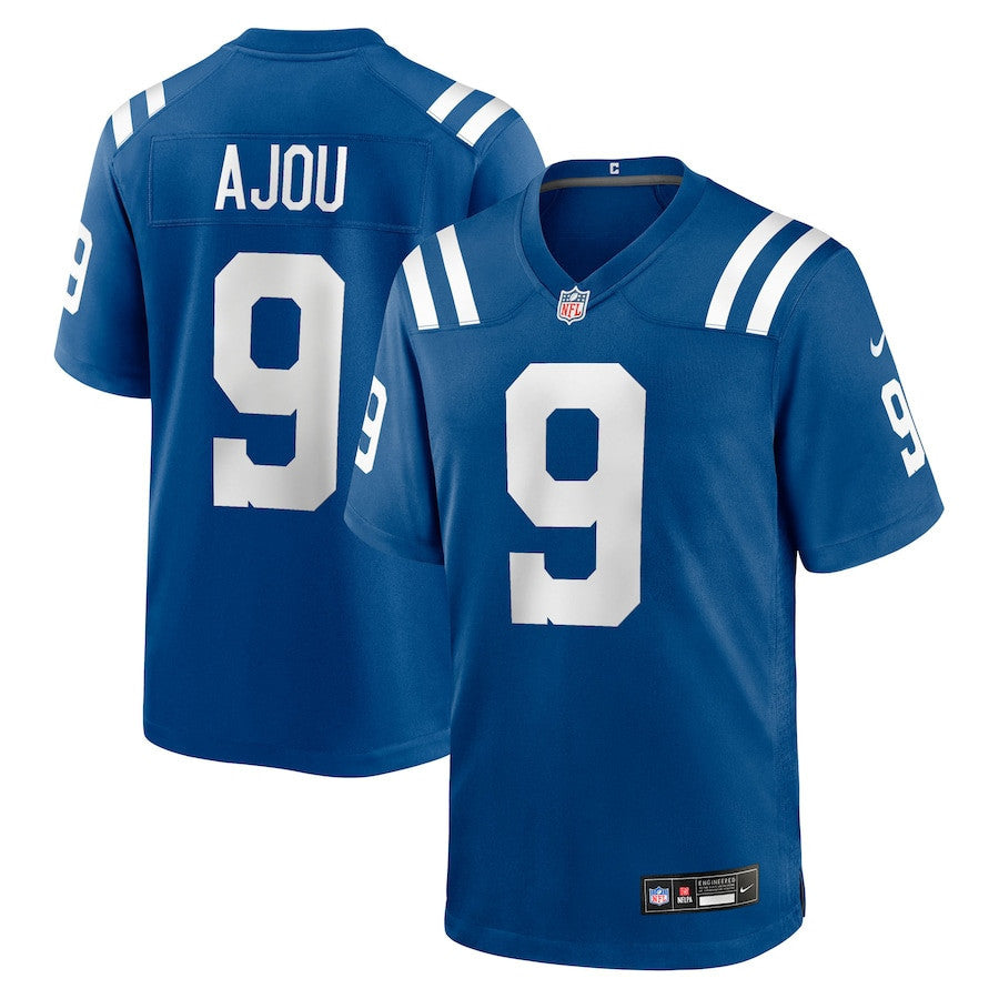 Ajou Ajou 9 Indianapolis Colts Team Game Men Jersey - Royal