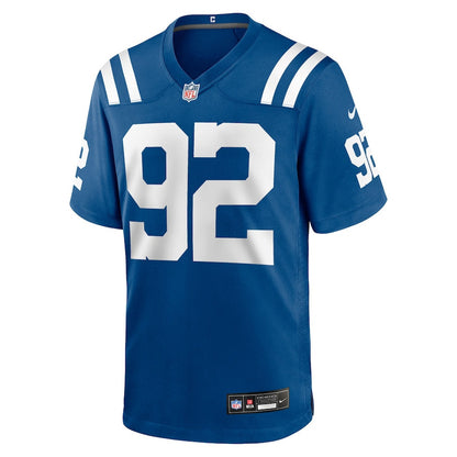 Neville Gallimore 92 Indianapolis Colts Team Game Men Jersey - Royal