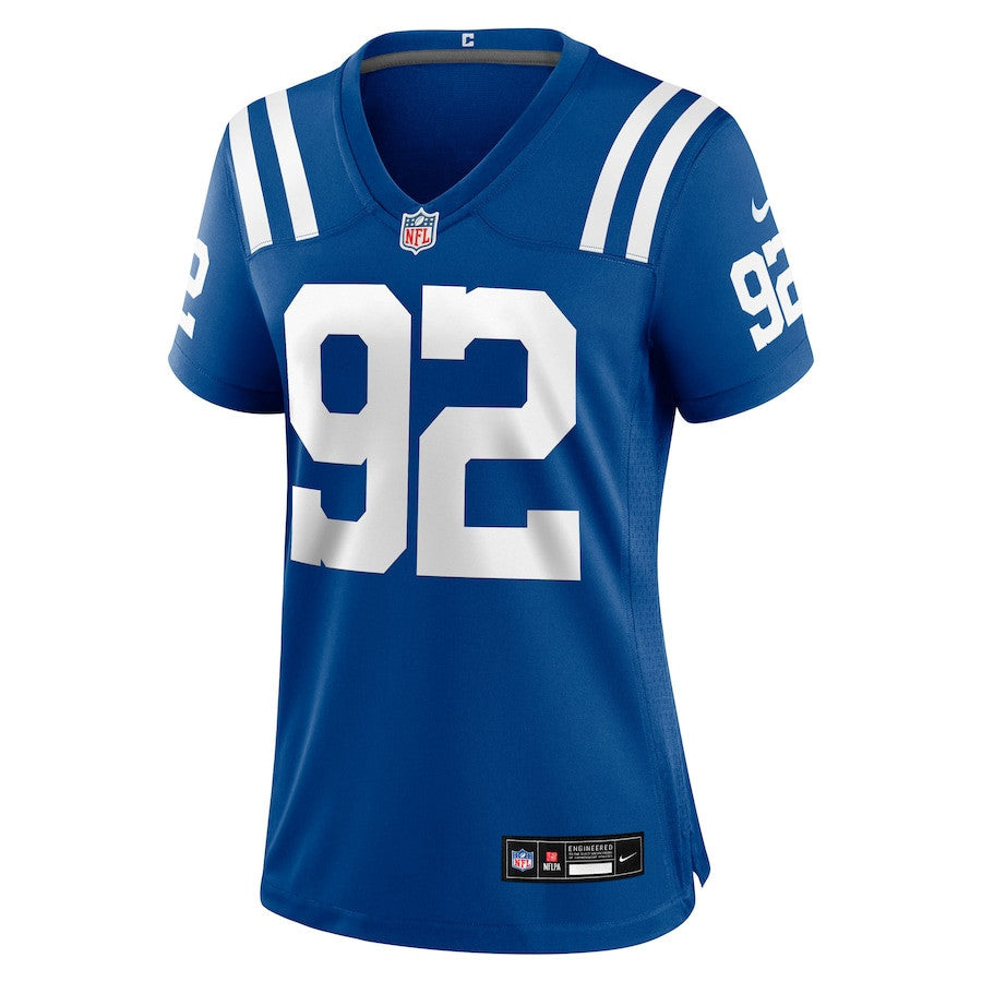 Neville Gallimore 92 Indianapolis Colts Women's Team Game Jersey - Royal