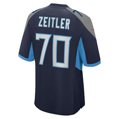 Kevin Zeitler 70 Tennessee Titans Team Game Men Jersey - Navy