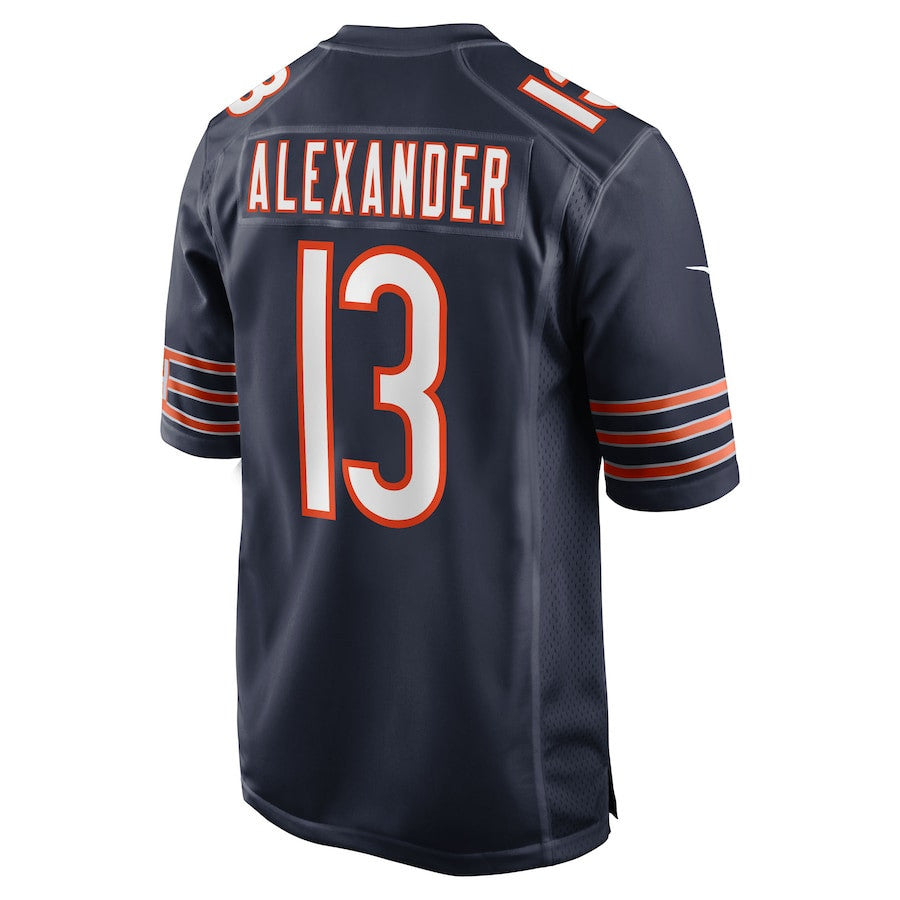 Maurice Alexander 13 Chicago Bears Team Game Men Jersey - Navy
