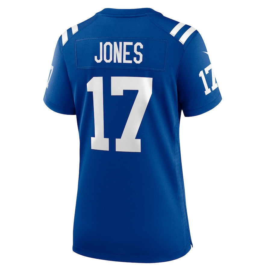 Daniel Jones 17 Indianapolis Colts Women's Team Game Jersey - Royal