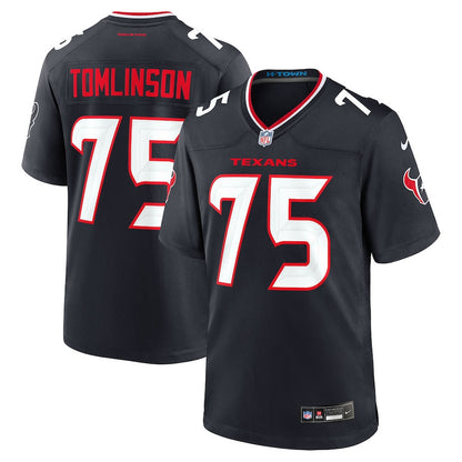 Laken Tomlinson 75 Houston Texans Team Game Men Jersey - Navy