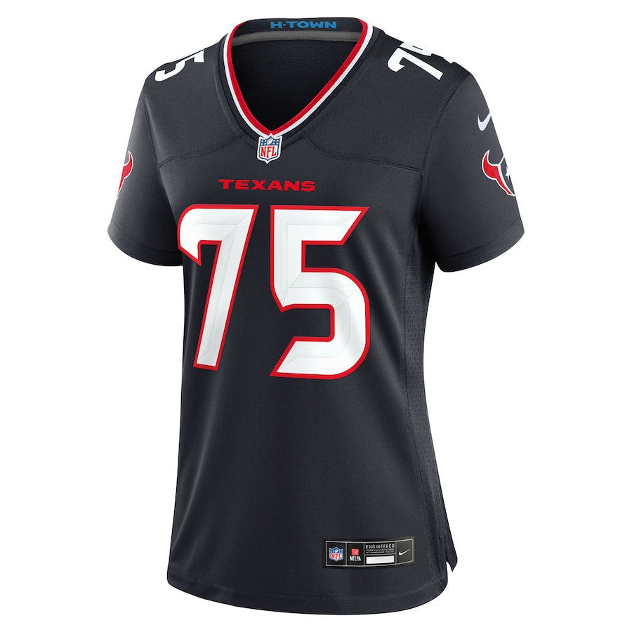 Laken Tomlinson 75 Houston Texans Women's Team Game Jersey - Navy