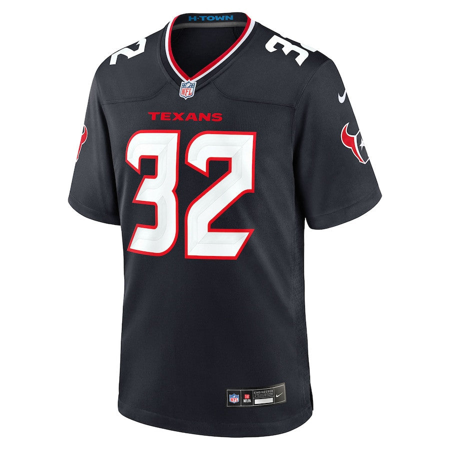 Nick Niemann 32 Houston Texans Team Game Men Jersey - Navy