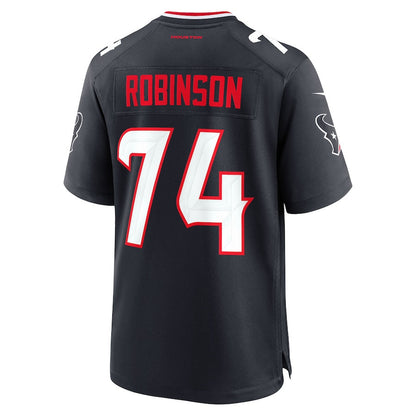 Cam Robinson 74 Houston Texans Team Game Men Jersey - Navy