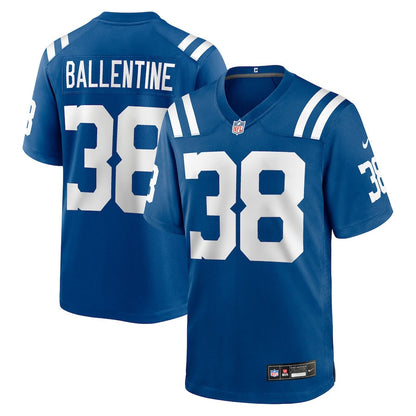 Corey Ballentine 38 Indianapolis Colts Team Game Men Jersey - Royal